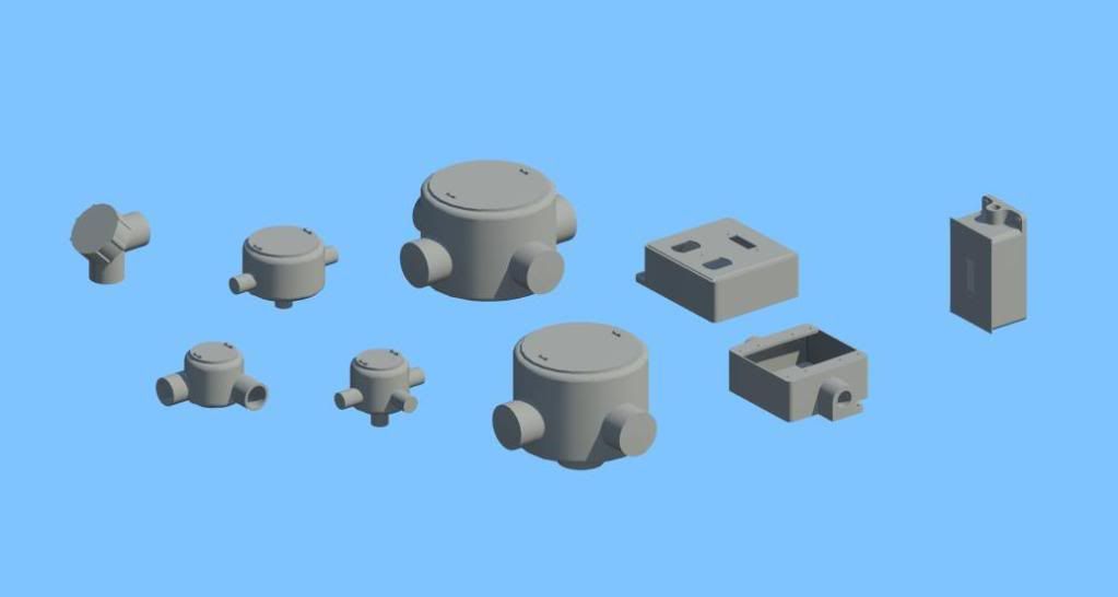 Revit Family Of Explosion Proof Conduit Fittings Photo by